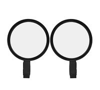 Espejos retrovisores laterales UTV, repuesto ajustable redondo de aleación de aluminio negro para abrazaderas RZR 900 XP 1000 de 1.75 pulgadas