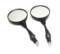 Espejos Retrovisores Manillar Universal De Aleación De Aluminio Para Motocicleta Plegable Redondo Con Espejo Retrovisor Lateral Base Para Accesorios Modificados Retrovisores Moto