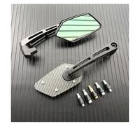 Espejos Retrovisores Moto Espejo Retrovisor para Motocicleta, Extremo del Manillar, Espejos Laterales Giratorios De 8 Mm Y 10 Mm, Espejo De Marcha Atrás para Motocicleta, Accesorios Y Piezas