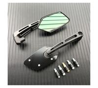 Espejos Retrovisores Moto Espejo Retrovisor para Motocicleta, Extremo del Manillar, Espejos Laterales Giratorios De 8 Mm Y 10 Mm, Espejo De Marcha Atrás para Motocicleta, Accesorios Y Piezas