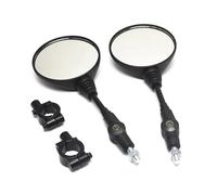 Espejos Retrovisores Moto Manillar Universal Aleación Aluminio Para Patinete Base Espejo Retrovisor Lateral Plegable Forma Redonda Accesorios Modificados Espejos Moto Laterales Rotación