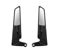 Espejos Retrovisores Moto Para Aprilia Para Mana 850 Para Dorsoduro 1200 750 Para Tuono 125 1100 Para Stealth Para Winglets Espejo Retrovisor Vista Lateral Espejos Moto Laterales Rotación(Black)