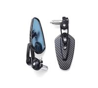 Espejos Retrovisores Moto Para Kawasaki Z125 Pro Z650 Z750 Z800 Z900 Z1000 ER6N ER6 Espejo De Motocicleta 7/8 "22mm Extremo Del Manillar Espejo Retrovisor Lateral Espejos Retrovisores(Color:Negro)