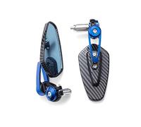 Espejos Retrovisores Moto Para Kawasaki Z125 Pro Z650 Z750 Z800 Z900 Z1000 ER6N ER6 Espejo De Motocicleta 7/8 "22mm Extremo Del Manillar Espejo Retrovisor Lateral Espejos Retrovisores(Color:Azul)