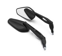 Espejos Retrovisores Moto Para M10 Negro Motocicleta Espejo Retrovisor Carcasa 360 Grados Giratorio Plegable Moto Universal Espejos Moto Laterales Rotación