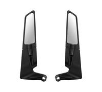 Espejos Retrovisores Moto Para MT07 Para MT09 Para FZ07 Para MT10 Stealth Winglets Kits Espejos Retrovisores Espejo Retrovisor Lateral Ajustable Giratorio Espejos Moto Laterales Rotación(Black)