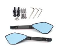 Espejos Retrovisores Moto para Suzuki para GSR400 para GSR600 para GSR750 Espejo Universal para Motocicleta Retrovisor Lateral Antideslumbrante Espejo Retrovisor(1,A)