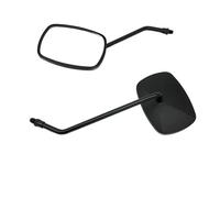 Espejos Retrovisores Moto para Suzuki SV400 SV650 Espejos retrovisores de Motocicleta 8/10 mm Espejo Lateral Cromado Espejos Moto Laterales(Black)