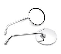 Espejos Retrovisores Moto para Yamaha para Jog para BWS 100 125 para Vino 1 Par Universal 10 Mm Motocicleta Retrovisores Espejos Scooter Cromados Redondos Laterales Retrovisor