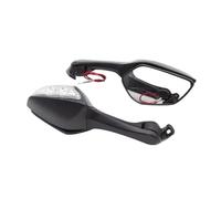 Espejos Retrovisores Motocicleta Para Kawasaki Para Ninja400 650 Para ZX4R Para 10R Luz Espejo Motocicleta Señal Giro Retrovisor Plegable Accesorios Modificados