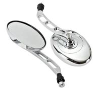 Espejos Retrovisores Motocicleta Transparentes Ovalados Para Dyna Para Softail Para Sportster Para Touring Para IRON Para Custom XL 1200 883 Para Fatboy Espejo Retrovisores