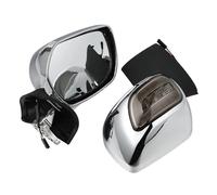 Espejos retrovisores Par De Motocicletas Espejos Retrovisores Intermitentes Para GL1800 Para F6B 2013-2017(Chrome and Smoke)