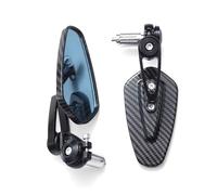 Espejos Retrovisores para Kawasaki Z125 para Pro Z650 Z750 Z800 Z900 Z1000 ER6N ER6 Espejo De Motocicleta 7/8 "22mm Moto Manillar Extremo Espejo Retrovisor Lateral Retrovisor Lateral Motociclet (Colo