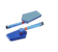 Espejos retrovisores para moto 8mm 10mm Para Retrovisores Laterales De Motos Para Suzuki(AZUL)