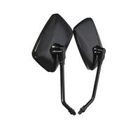 Espejos retrovisores para moto Espejos Retrovisores Laterales Negros De 8Mm 10Mm Para Motocicleta Para Suzuki GSX1300BK GSR400 GSR600 SFV650 AN650 GAMMA250 VZR 1800(Cuadrado)