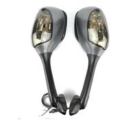 Espejos retrovisores para moto Para Suzuki GSX-R600 750 1000 2005-2008 K5-K9 SV650 SV650S SV1000 SV1000S Retrovisores De Motocicleta Interruptor Dirección(B-style-Brown Shell)