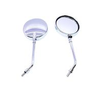 Espejos Retrovisores Para Motocicleta De 8/10 Mm, ABS, Estilo Cafe Racer, Para Aprilia, Para Pegaso 650, SR 50 Y Para Tuono(Chrome-long pole)