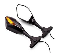 Espejos Retrovisores Para Motocicleta, Espejos Retrovisores Laterales Con Luz De Señal Para Aprilia GPR125 RS125 RSV4 Factory(2)