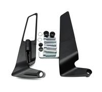 Espejos retrovisores para Motocicleta Stealth Winglets Espejo para Girar Espejos Ajustables para Kawasaki Z750 Ninja 250