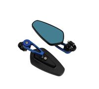 Espejos Retrovisores Para Motocicleta YAMAHA XMAX250 XMAX 300 X-MAX 250 125 400 - Empuñaduras De Barra De 22mm Y 7/8", Espejo Lateral Del Manillar (Azul, B)