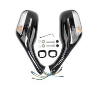 Espejos Retrovisores para Motocicletas, Laterales, Intermitentes Integrados, Luz Ámbar Espejos Laterales