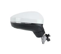 Espejos Retrovisores Para VW Para Tiguan 2018-2023 Conjunto Espejo Retrovisor Lateral 8 Cables Enchufe Doble Blanco Con Luz Punto Ciego Accesorios(1pc right)