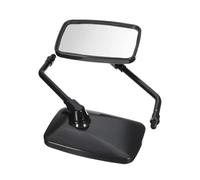 Espejos retrovisores rectangulares motocicleta cristal transparente color negro para VN2000 para Vulcan VN1600 VN1500 VN900 VN800 VN400 universal 10mm