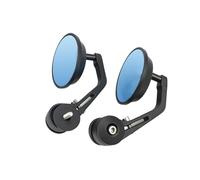 Espejos Retrovisores Redondos Los Extremos Manillar Cristal Azul Motocicletas Para Vespa GTS, Para Sprint, Para Primavera 150, 300 125 250 LX GTV LXV
