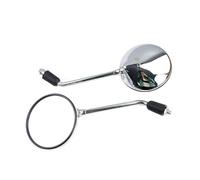 Espejos retrovisores universales ABS for motocicleta, de 8 a 10 mm, compatibles con H PCX 125 ADV 150 CB500X Forza 350 CB1100 CB1300 CM500 NC750X(Silver one set)