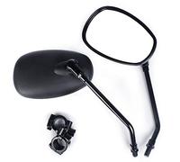 Espejos retrovisores universales de motocicleta con soporte de manubrio de 7/8 pulgadas para bicicleta, motocicleta