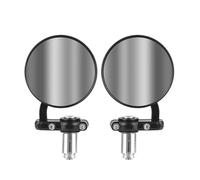 Espejos Retrovisores Universales Motocicleta 22mm Espejo Lateral Accesorios Montaje Final Barra Manillar