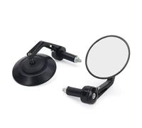 Espejos Retrovisores Universales Para Manillar 95 Mm, Espejo Lateral Vidrio, Accesorios Para Motocicleta, Bicicleta, Tranvía, Todoterreno(Black)