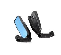 Espejos Retrovisores Universales Para Scooter E-bike, Espejo Convexo Trasero Eléctrico De Fibra De Carbono De 8mm Y 10mm Para Motocicleta Espejos Retrovisores Retrovisores Moto