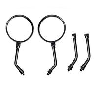 Espejos Retrovisores Universales Para Scooter E-Bike Retro Espejos Retrovisores Ajustable ABS HD Visión Espejo Lateral Espejos De Motocicleta Universal 10mm Retrovisores Moto