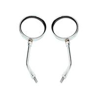 Espejos Retrovisores Universales Para Scooter E-Bike Retro Espejos Retrovisores Ajustable ABS HD Visión Espejo Lateral Espejos De Motocicleta Universal 10mm Retrovisores Moto