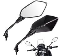 Espejos Retrovisores Universales retrovisores moto Espejo Retrovisor Lateral de Motocicleta para Motocicletas Scooters Bicicletas ATV Pernos de Fijación de 8 mm