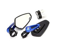 Espejos Scooter Espejo Retrovisor del Extremo De La Barra Motocicleta para Kawasaki Z125 Pro Z650 Z750 Z800 Z900 para Ninja ZX6R para Ninja 650R(Blue4)