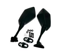 Espejos Scooter Espejo Retrovisor para Motocicleta para Kawasaki para Ninja ZX10R ZX12R ZX14R ZX9R ZX7R ZX6R ZX25R para NINJA400R(Black Carbon fiber1)