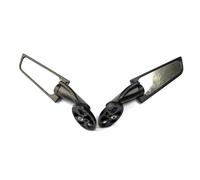 Espejos Scooter Espejos Retrovisores Laterales Giratorios Ajustables con ala De Viento Motocicleta para Kawasaki para Ninja 300R 250R 400R 650R(Small mirror1)