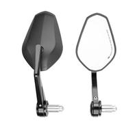 Espejos Scooter para Ducati 888 849 851 749 898 1098 1198 Espejos Retrovisores De Extremo Barra Motocicleta CNC Aluminio 22mm(Square Mirror6)
