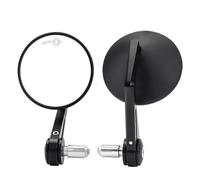 Espejos Scooter para Ducati 888 849 851 749 898 1098 1198 Espejos Retrovisores De Extremo Barra Motocicleta CNC Aluminio 22mm(Round Mirror1)