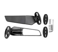 Espejos Scooter para Kawasaki para Ninja 250 250SL 300 400 500 R 650 1000 ABS H2 Espejos Retrovisores De Viento Guía Ajustables Motocicleta(B Small Size1)