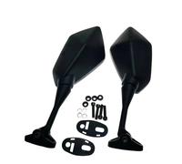 Espejos Scooter para Kawasaki para Ninja ZX10R ZX12R ZX14R ZX9R ZX7R ZX6R ZX25R para NINJA400R Espejo Retrovisor para Motocicleta(Black2)