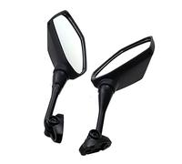 Espejos Traseros Retrovisor para Motocicleta, Lateral para Yamaha YZF600 YZF R1 R6 R3 R125 R25 R15 2003-2009 (Color: Negro)