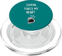 Espeleología alimenta mi corazón Cave Explorer Espeleología Pasatiempo PopSockets PopGrip para MagSafe