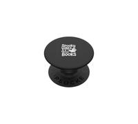 Espeluznante Halloween Vibes and Good Books Lindo Fantasma PopSockets PopGrip Adhesivo
