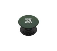 Espeluznante Halloween Vibes and Good Books Lindo Fantasma PopSockets PopGrip Adhesivo