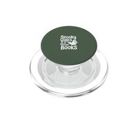 Espeluznante Halloween Vibes and Good Books Lindo Fantasma PopSockets PopGrip para MagSafe