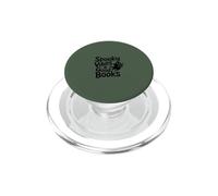 Espeluznante Halloween Vibes and Good Books Lindo Fantasma PopSockets PopGrip para MagSafe