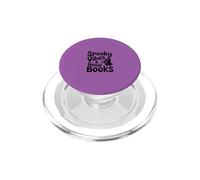 Espeluznante Halloween Vibes and Good Books Lindo Fantasma PopSockets PopGrip para MagSafe